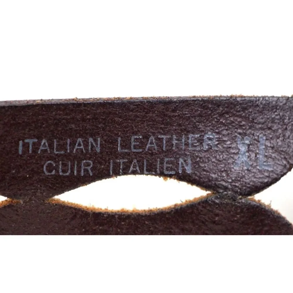 HIPWEAR Canada CUT OUT BROWN GENUINE LEATHER 1.5